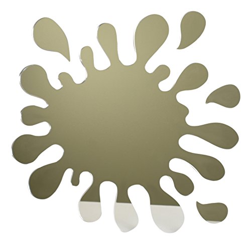 Mungai Mirrors Splash Acrylic Mirror (15cm), Silver, 59.5 x 59.5 x 0.3 cm