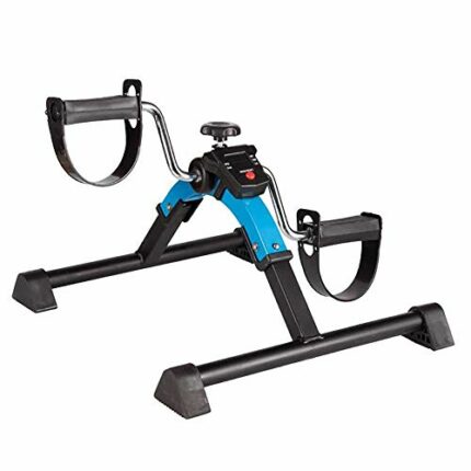 LUNEZY Middle-Aged And Elderly Trainer, Mini Exercise Bike Home Multi-Function Fitness Bike Removable Smart Count Table Knob Resistance Regulator