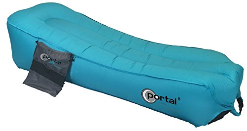 Portal Outdoor Inflatable Camping / Beach / Festival Lounger, Easy to Inflate, UV Resistant, Waterproof and Easy to Clean – Supports up to 100kg