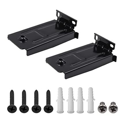 1 Pair Of Black Wall Mounting Bracket For LG S40Q S65Q S75Q S75QR S80QR S95QR SL4Y SL5R SK5Y SKM5Y SL6Y SK6Y SKM6Y SL7Y SN6Y SN7Y SL8YG SP7Y SP9Y