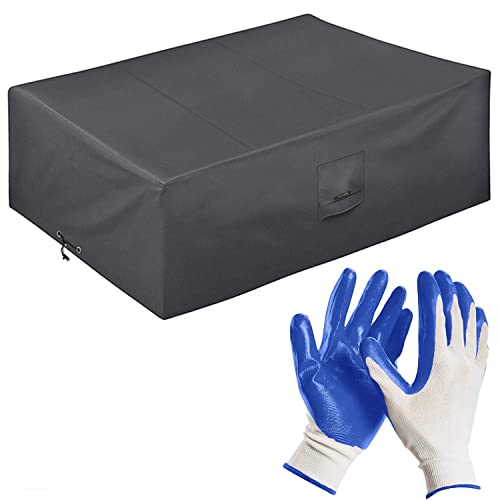 smartpeas Outdoor Furniture Covers - 200 * 160 * 80Cm - Waterproof Cover For Patio Rattan Table & Chairs +Plus: Garden Gloves