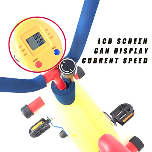 Fun And Fitness Exercise Equipment For Kids, Toddler Exercise Bikes Machine Indoor Cardio Training, Toddler Workout Exercise Equipment Stationary
