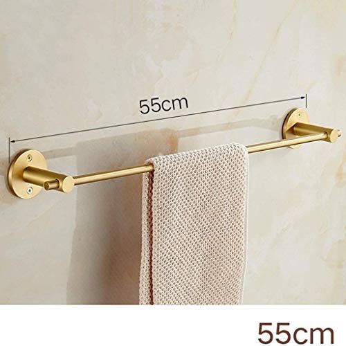 LIUZH Golden Stainless Steel Towel Rack Towel Rack Bathroom Rack Bathroom Copper Hardware Pendant