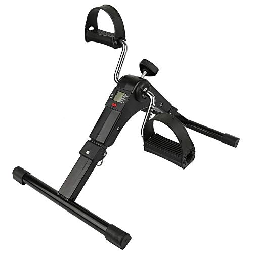 NXYJD Folding Mini Stepper Portable Bike Pedal LCD Indoor Home Exerciser Bike Fitness Equipmrnt Leg Arm Lose Weight Exercise Machine