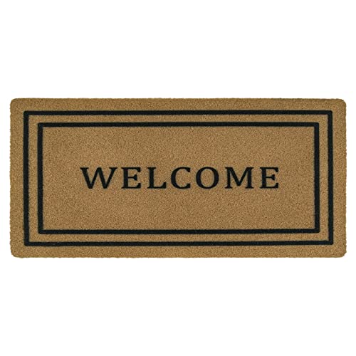 OJIA Happy Halloween Door Mat 30" x 17", Non-Slip Front Door Mat Outdoor Entrance, Non-Shedding Fall Door Mat Funny Outdoor Indoor Door Mats Porc