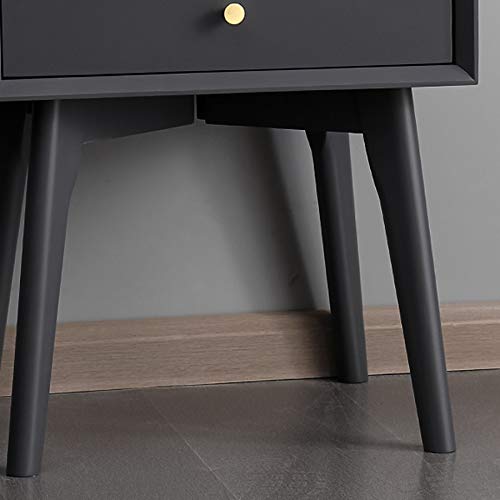 JYDQM All Solid Wood Bedside Table Simple Bedroom Locker,Mini Bedside Cabinet Small Apartment Creative Storage Cabinet