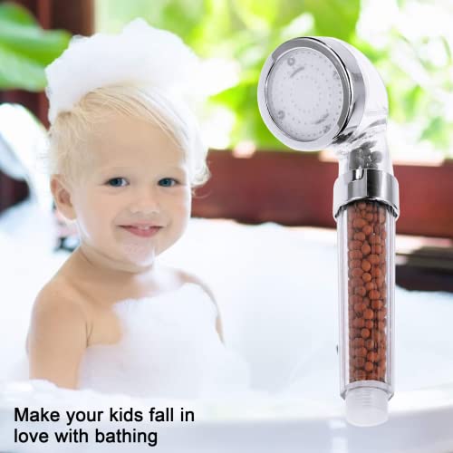 Rovtop High Pressure Water Saving 7 Colors Changing Light Handheld High Pressure Spa Shower Head