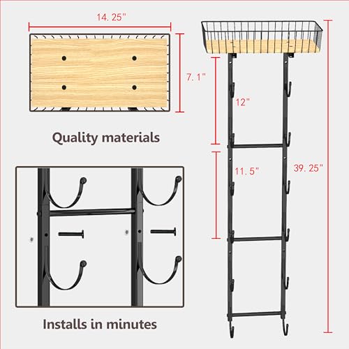 Simple Trending Towel Racks for Bathroom, Towel Rack Wall Mounted Bathroom Towel Holder, Black