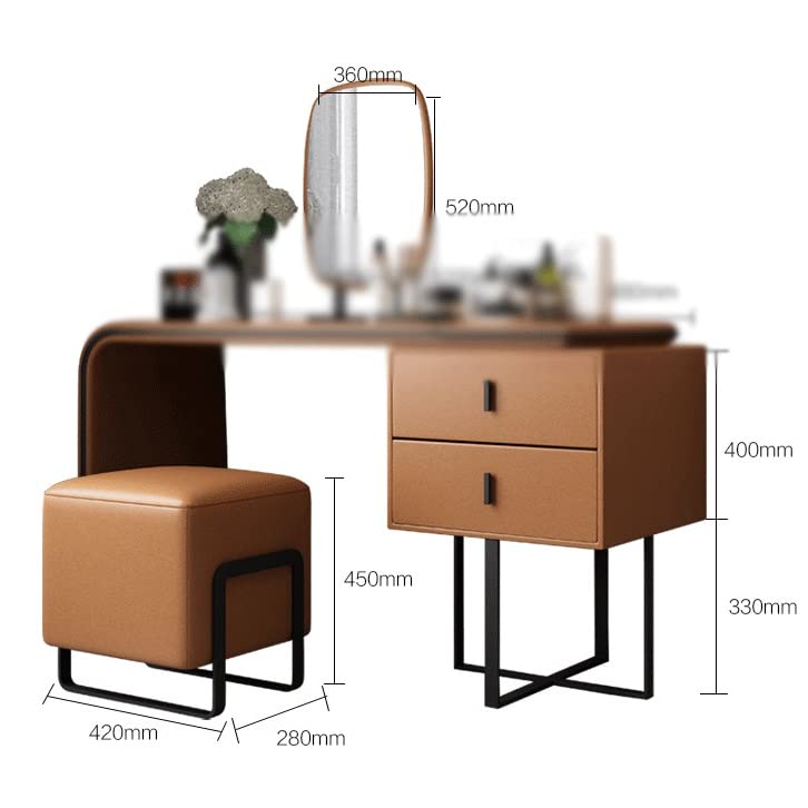 KJHD Bedroom Dressing Table Makeup Makeup Stool Makeup Table Small Dressing Table
