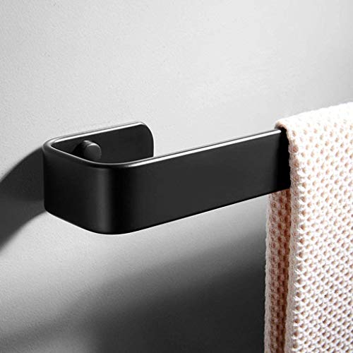 DINGZZ Towel Rack Bathroom Space Aluminum Towel Bar Single Rod Bathroom Towel Hanging Towel Rack