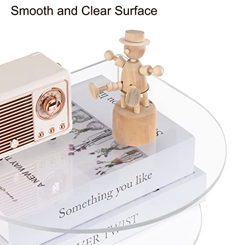 HMYHUM Acrylic Floating Nightstand 6mm (2-Pack)