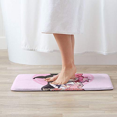 Lovely Floor Mats,Rubber-Lined Non-Slip Doormat, Entrance Carpet Rug.Not Easy to Damage.40x60(Cm).