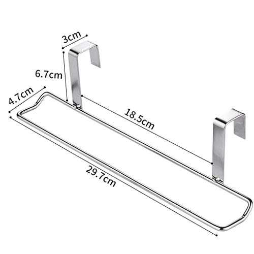 N/A The Cabinet Towel Bar, Hand Towe and Washcloth Rack for Bathroom and Kitchen ,Stainless Steel Door Towel Rack