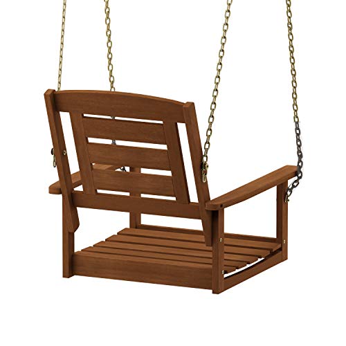 Furinno Porch Swing, Wood, Natural, one size