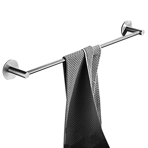 Towel Shelf Wall Mounted Towel Rack Stainless Steel Towel Bar No Drilling Self Adhesive Anti-rust For Kitchen Bathroom,Chrome A,40cm
