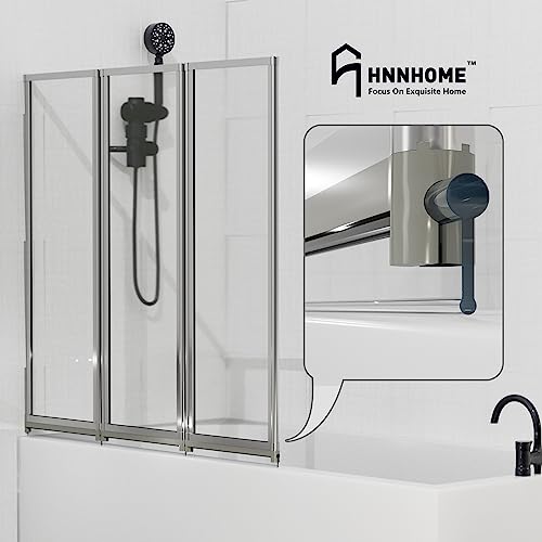 HNNHOME Transparent Folding Glass Bath Shower Screen Door Seal Strip 1 Meter