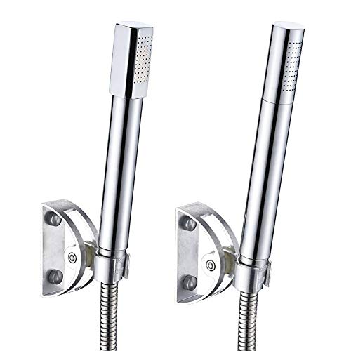 Mini Universal Handheld Shower Head Brass Chromed Showerhead (Round)