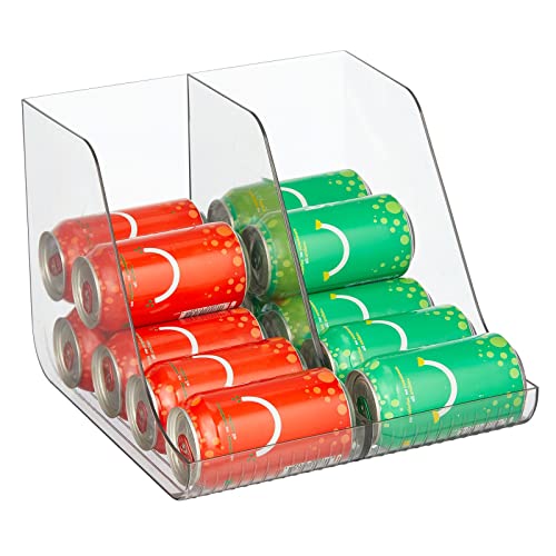 mDesign Plastic Bottle Rack - Bottle Holder - Wine Bottle Holder - Wine Bottle Storage - Water Bottles and Other Drinks - for Worktop or Kitchen