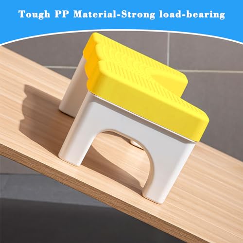 Toilet Stool Poop Stool for Adults and Children, 7" Portable Plastic Squatty Potty for Squatting Posture, Non-Slip Poop Foot Stool for Bathroom,