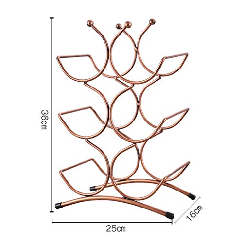 EYLINK Wine Racks,Iron European Retro Household Living Room Display Wine Cabinet Decoration