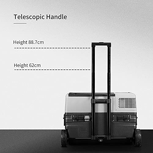 Alpicool NX62 Car Refrigerator 62L Portable Car Fridge Freezer Vehicle Camping Fridge Freezer DC 12/24v Campervan Boat Electric Cooler for Travel