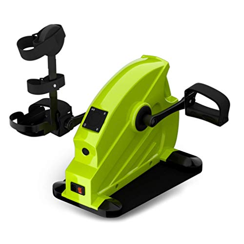 Pedal Rehabilitation Bike,Portable Mini Pedal Trainer,Under Desk Leg Arm Recovery Exerciser Cardio Training with Adjustable Resistance