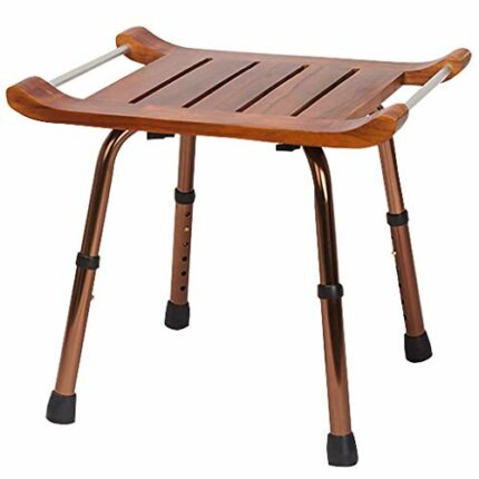 Bath Stools,Shower Chair Bath Chair with Aluminum Frame Foldable Bathroom Bath Stool