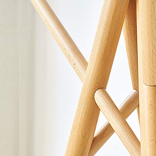 FOUNCY Coat Rack Freestanding Coat Stand Hat Coat Stand Heavy Bedroom Hallway Free StandingClothes Hat Rack Hangers Wooden Hanger