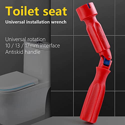 Newsmy Toilet Seat Spanner Plumbing Tools Toilet Seat Fitting Tool Installation Attachment (1 Pc)
