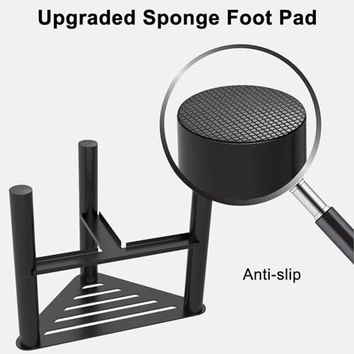 DOKU Metal Corner Shower Bench Stool, Waterproof Shower Stool for Inside Shower, Shower Foot Rest Bench, Bathroom Bench Seat Shower Stool for Sha