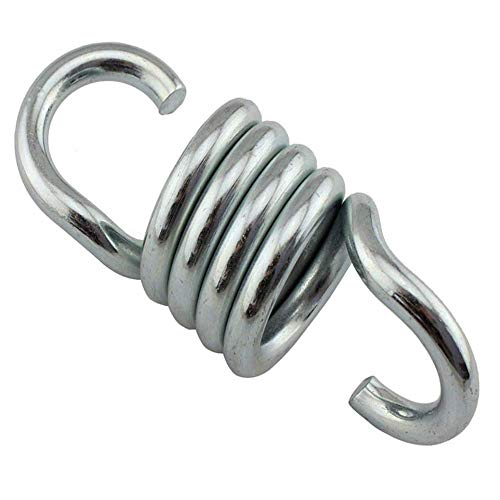 LONGAIXIN Hammock Spring Suspension Hooks Spring Garden Swing Basket Spring Hook Hanger Extension Spring for Garden Swing Hammock Hanging Chair P