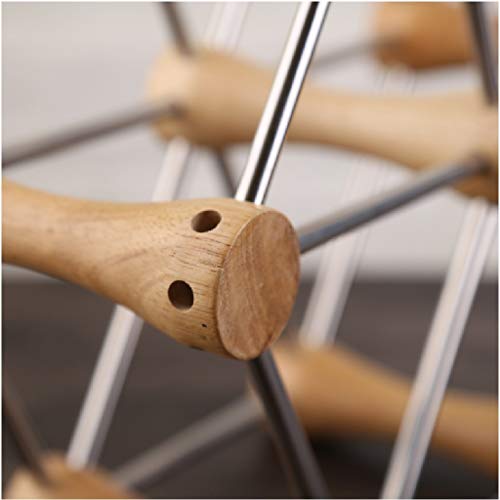 DLOETT Solid Wood Wine Rack- Solid Wood Wood Color Freely Assembled Strong Bearing Capacity Strong and Durable Can Put of Wine Variety Creative W