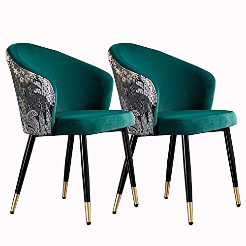 dining chair Kitchen Dining Room Furniture Chairs Dining Chairs Set Of 2 Modern Velvet Kitchen Room Chair Upholstered Accent Leisure Chairs with