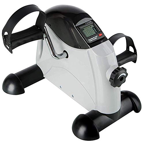 LUNEZY Electric Mini Training Machine Bike Portable Pedal Exerciser Leg Fitness Cardio Workout Training Rehabilitation