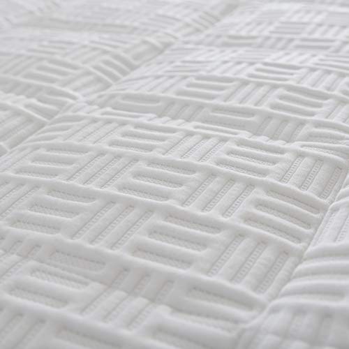 Silentnight Mattress Topper, 100 Percent Polyester Microfibre, White, Super King