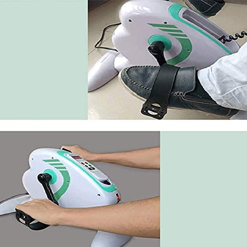 Electric Exercise Bike, Portable Fitness Exercise Bike,Knee & Leg Exercise Peddling Machine Adjustable Fitness Rehab Equipment for Seniors