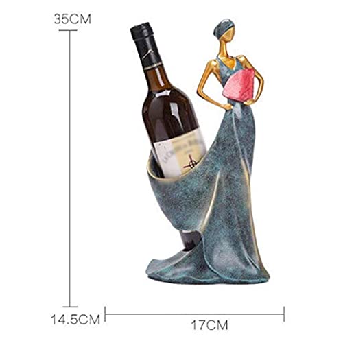 NEOCHY Wine Rack - Resin Decoration Wine Rack Bar Decorations Living Room Wine Display Rack