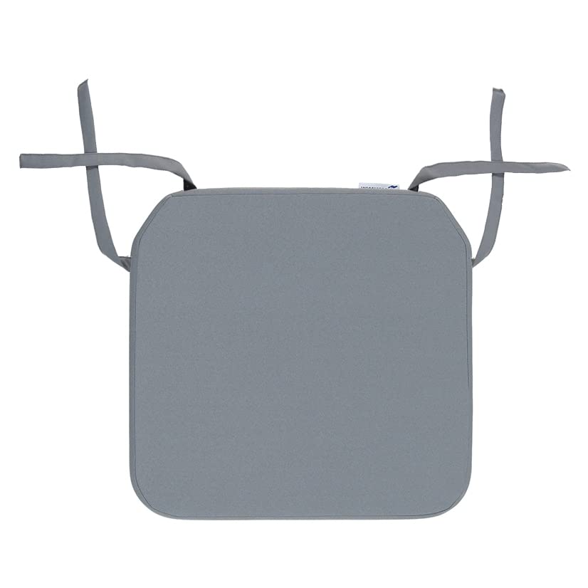 Indoor & Outdoor Chair Cushions - Water Resistant Seat Chair Pads - Best for Garden Kitchen Dining Patio Office - 1 x Seat Pad - BEIGE - 40x40x4.
