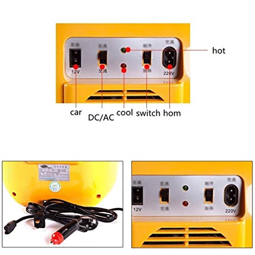 SDFGH Thermoelectric Mini Fridge Cooler and Warmer - For Home,Office, Car, Dorm or Boat - Compact & Portable