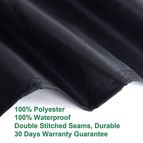 INMUA Sun Lounger Covers 2 Pack Outdoor Garden Sunbed Cover, Waterproof, Windproof, Anti UV, Heavy-Duty Garden Rattan Patio Furniture Protector (