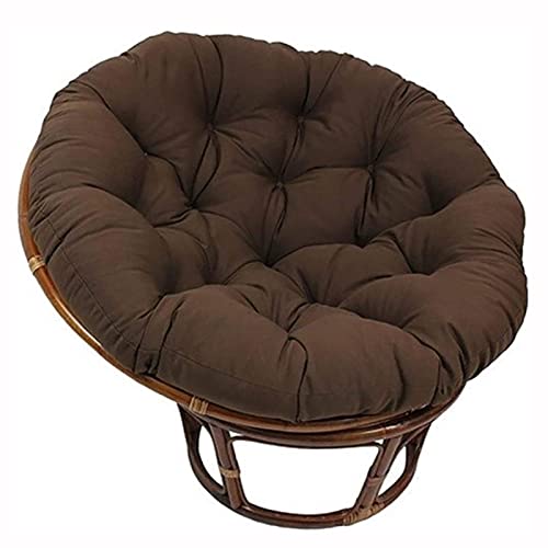 Overstuffed Papasan Chair Cushion,Outdoor Cloth Swing Rattan Chair Cushion,Oversized Round Cushion Thick Comfortable Oversized Papasan Pad(Chair
