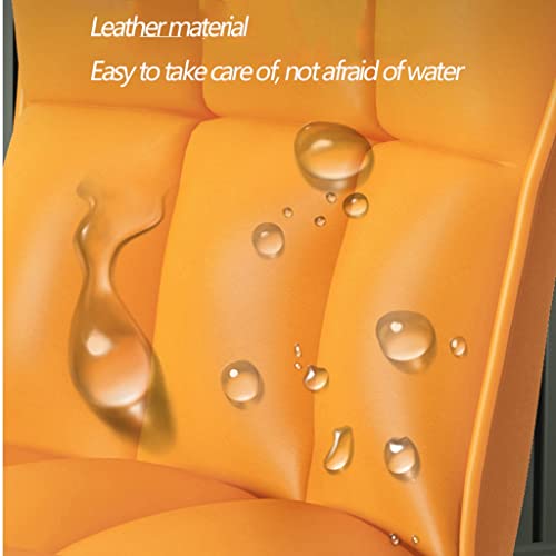 Kitchen Dining Room Furniture Chairs PU Leather Dining Chair Set Of 6 High Back Soft Seat Soft Padded Seat Kitchen Chair with Metal Chair Legs Fo