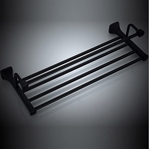 HIGOH Towel Racks,Bathroom Towel Rack Wall Mounted Towel Holder,Towel Rack,Wall-Mounted Alumitowel Holder,Round Design Bathroom Accessories Bath