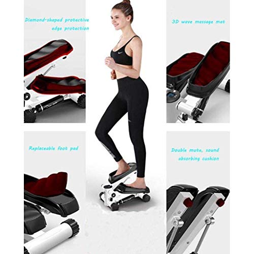 LLRYN Household Hydraulic Mute Stepper Multi-Function Pedal Indoor Sports Stepper Legs