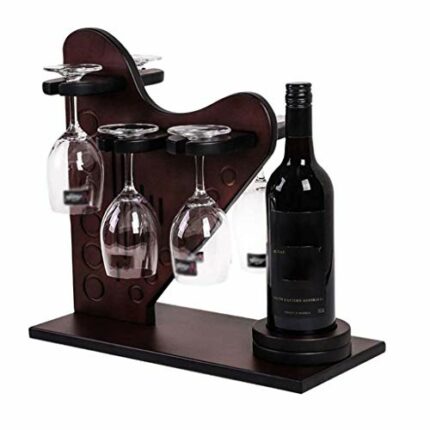 ZYZMH Wine Rack, Wine Bottle Rack Solid Wood European Creative Living Room Wine Cabinet Decoration