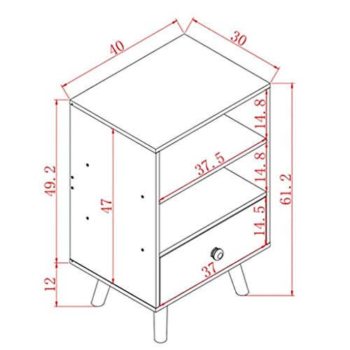 JYDQM End Tables, Night Stand with Drawer Cabinet for Bedroom Bedside Table Furniture Side Table