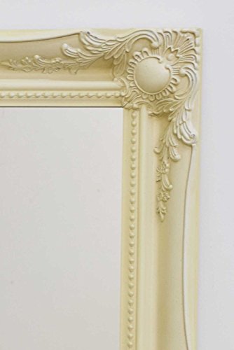 FRAMES BY POST 30" X 26" (66cmx76cm) Large Ivory/Cream Classic Frame Antique Design Ornate Shabby Chic Over Mantle Big Wall Mirror, 76 x 66