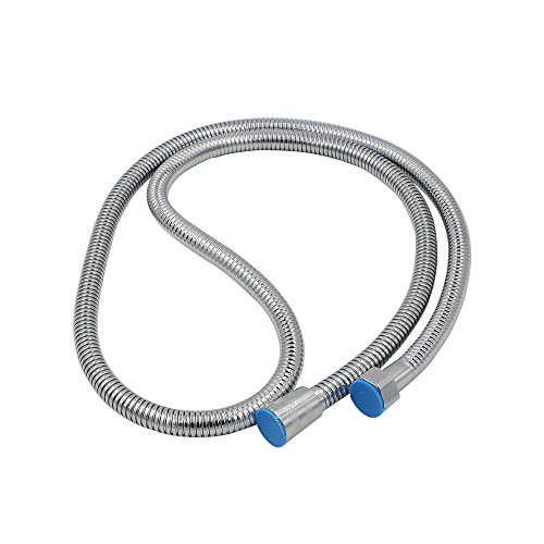 Shower Hose, Rusee Replacement Flexible Shower Pipe Anti-Kink Bath Hose Standard Fitting Universal 1.5-Meter (59-Inch) Stainless Steel Double Int