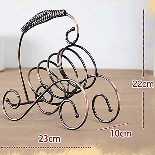 NEOCHY Creative Sphandle Wine Rack Portable Wine Display Shelf Holder Durable Wine Storage Rack Organizer Bar Decorations