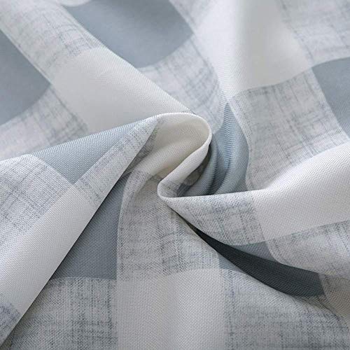 Melanovo Outdoor Patio Tablecloth with Umbrella Hole and Zipper, Water and Stain Resistant Fabric Table Cloth for Umbrella Table, Seats 4 People